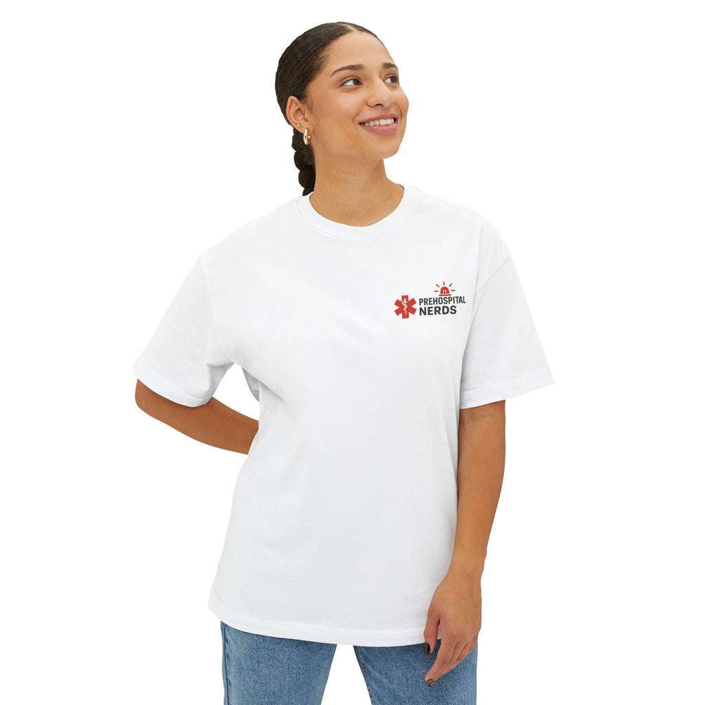 Prehospital Nerds T-Shirt | Unisex Oversized Boxy Tee